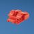 PANDUIT PSL-LCAB zámek duplexní LC zásuvky, červený, bal. 10 kusů + 1 nástroj