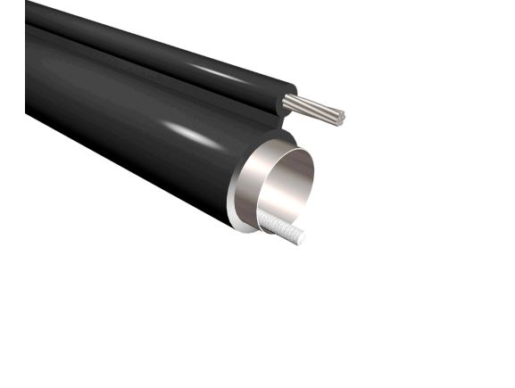 KDP FLES 8.5 kabelová závěsná chránička s lankem, vnitřní průměr 8,5mm