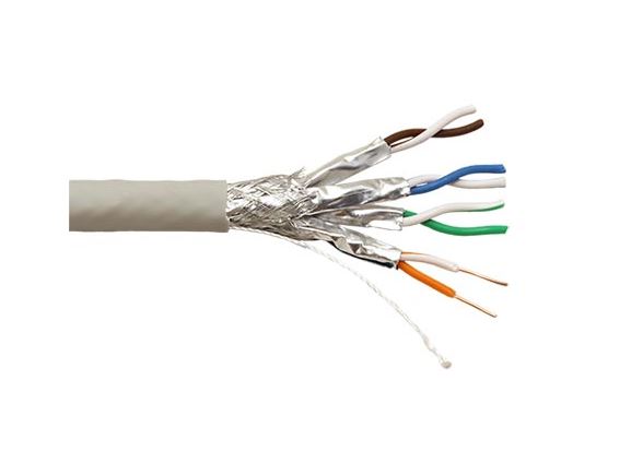 21.99.0886 kabel S/FTP (PiMF), kat. 7,drát, LSOH,Dca,s1a,d1,a1, 100m smotek ve folii