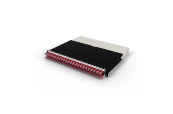 PONEX8STPRD PATCHBOX.ONE Cat.6a sestava (STP, Red, 0.8m / 8RU) (1)