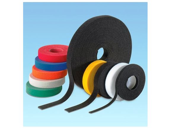 HLS-15R2 Suchý zip pro svazkování kabelů, š. 19,1mm, d. 4,6m, červený