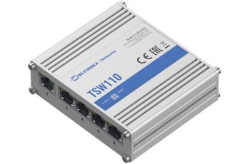 TELTONIKA LAN-TSW110 switch průmyslový TSW110,L2,unmanaged, 5 x 10/100/1000 Ethernet porty