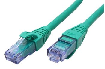 21.15.2731 Propojovací kabel RJ45/RJ45, U/UTP, 1m, kat. 6A, LSOH, zelený 21.15.2731 Propojovací kabel RJ45/RJ45, U/UTP, 1m, kat. 6A, LSOH, zelený