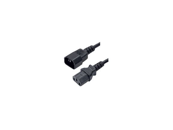 IP-C-C3C418 kabel napájecí IEC 60320 C13 – C14, délka 1,8m, černý