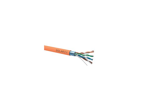 SXKD-5E-FTP-LSOHFR-B2ca kabel F/UTP, kat.5E, LSOHFR B2ca s1 d1 a1, oranžový, cívka 500m