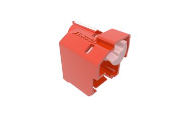 PSL-DCPLE Zámek konektoru RJ45, standard verze, červený, bal. 10 kusů + 1 nástroj (1)